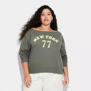 New York 77 Women's Green Sweater